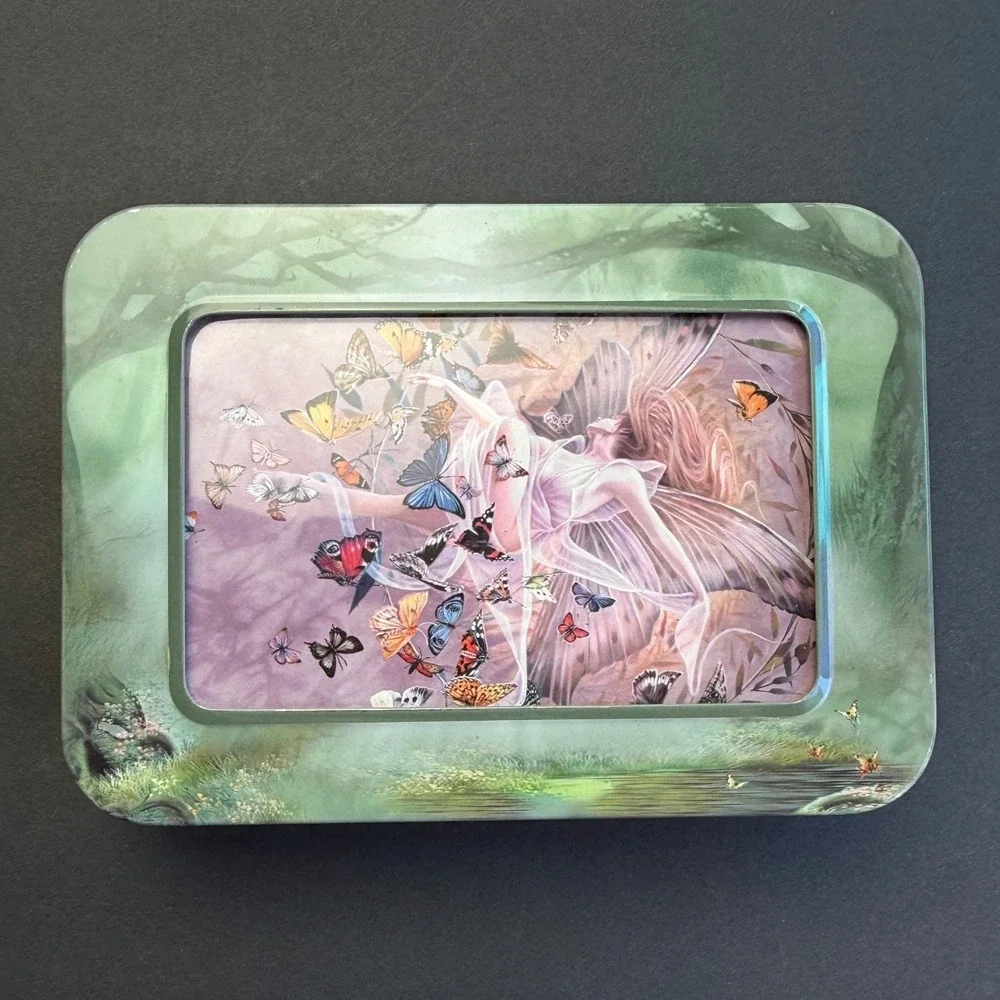 Tree-Free Greetings Mystical Faeries 13 Notecard Tin 2003 Vintage Fantasy Art